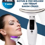 7 Fonksiyonlu LED Işık Terapili Boyun ve Yüz Güzellik Cihazı